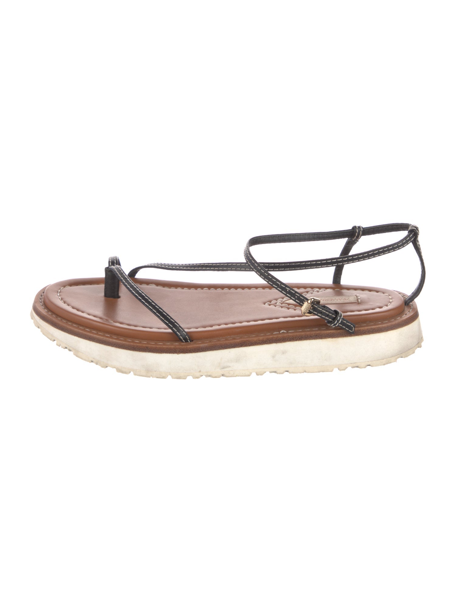 Zimmermann Leather Slingback Sandals