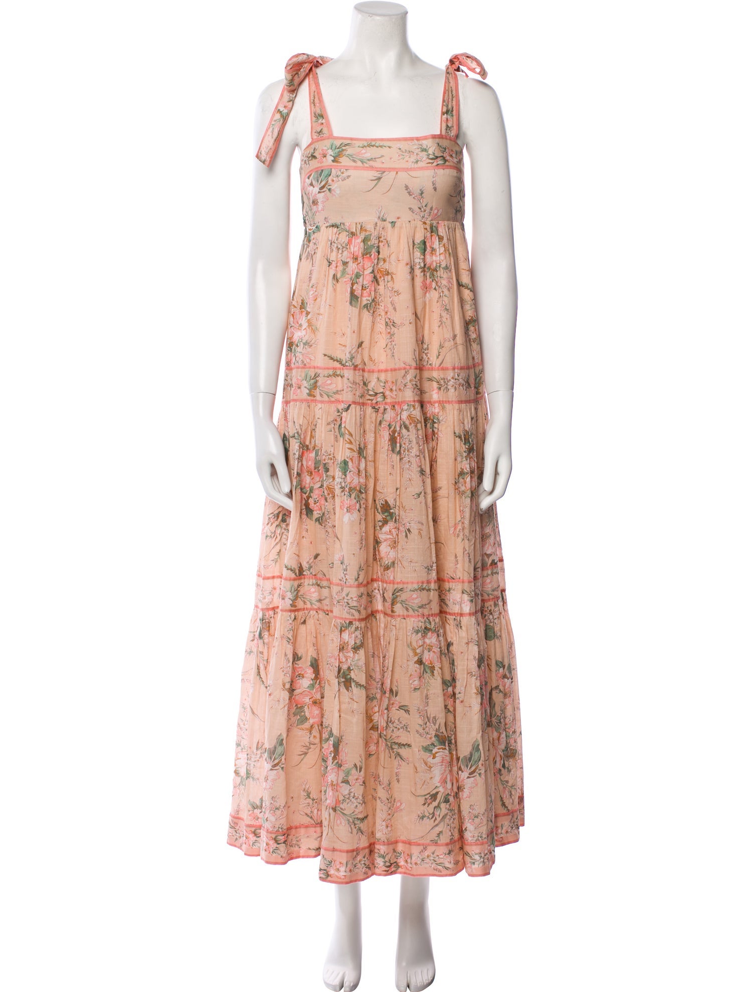 Zimmermann Floral Print Long Dress
