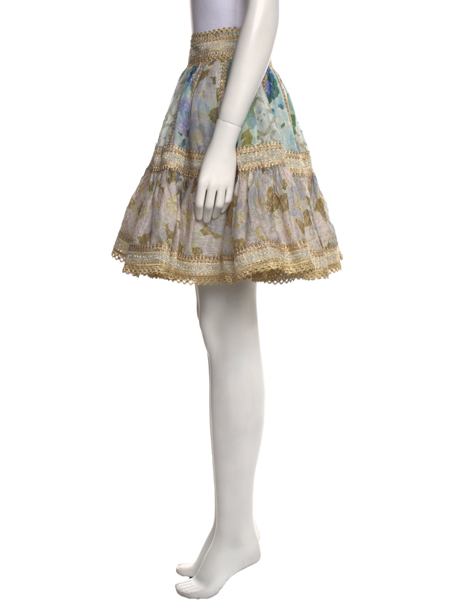 Zimmermann Linen Knee-Length Skirt