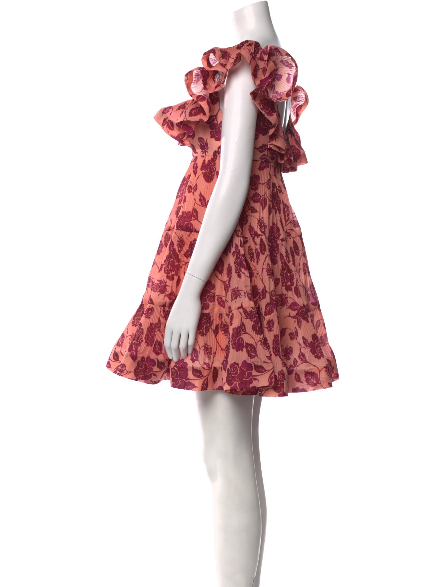 Zimmermann Floral Print Mini Dress