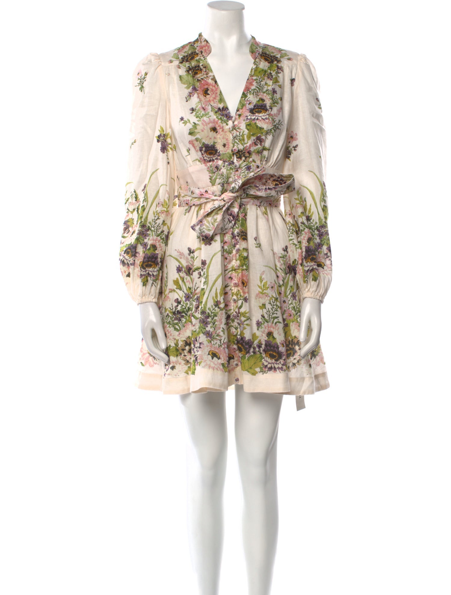 Zimmermann Linen Mini Dress