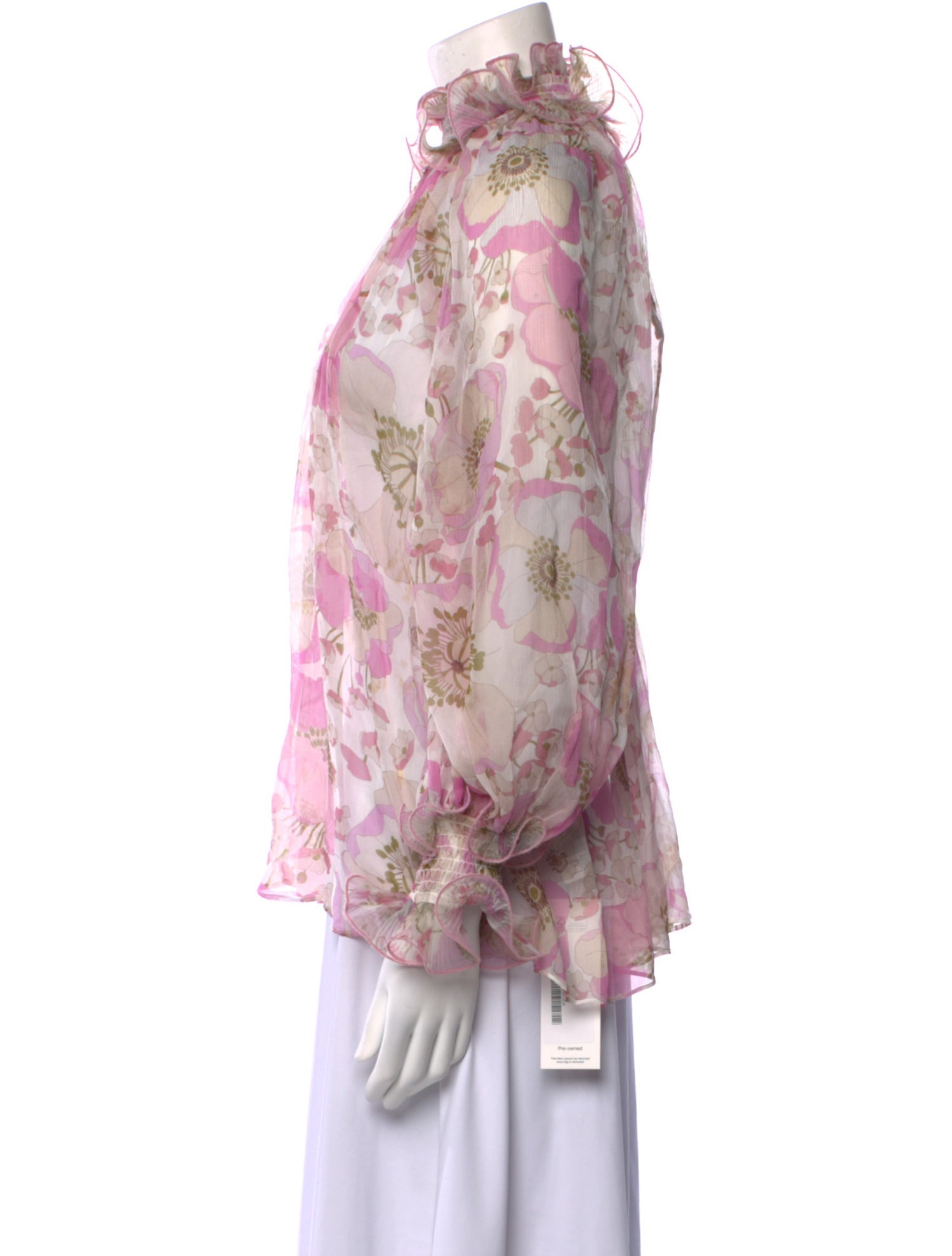 Zimmermann Silk Floral Print Blouse