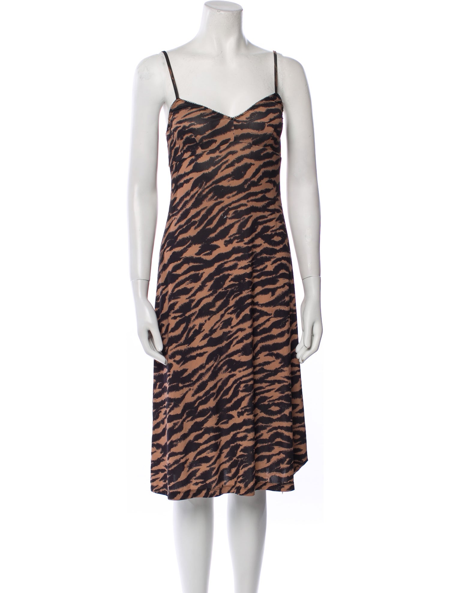 Zimmermann Animal Print Knee-Length Dress