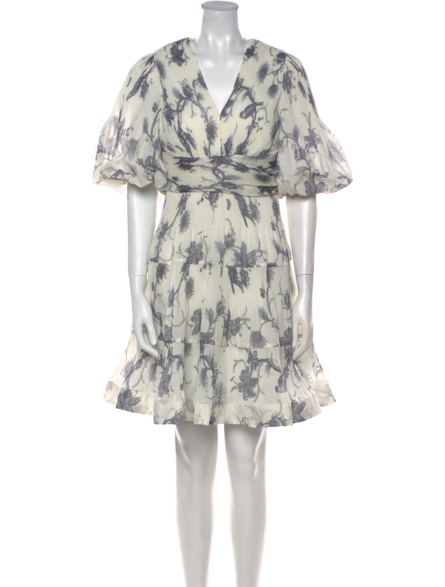 Zimmermann Floral Print Mini Dress