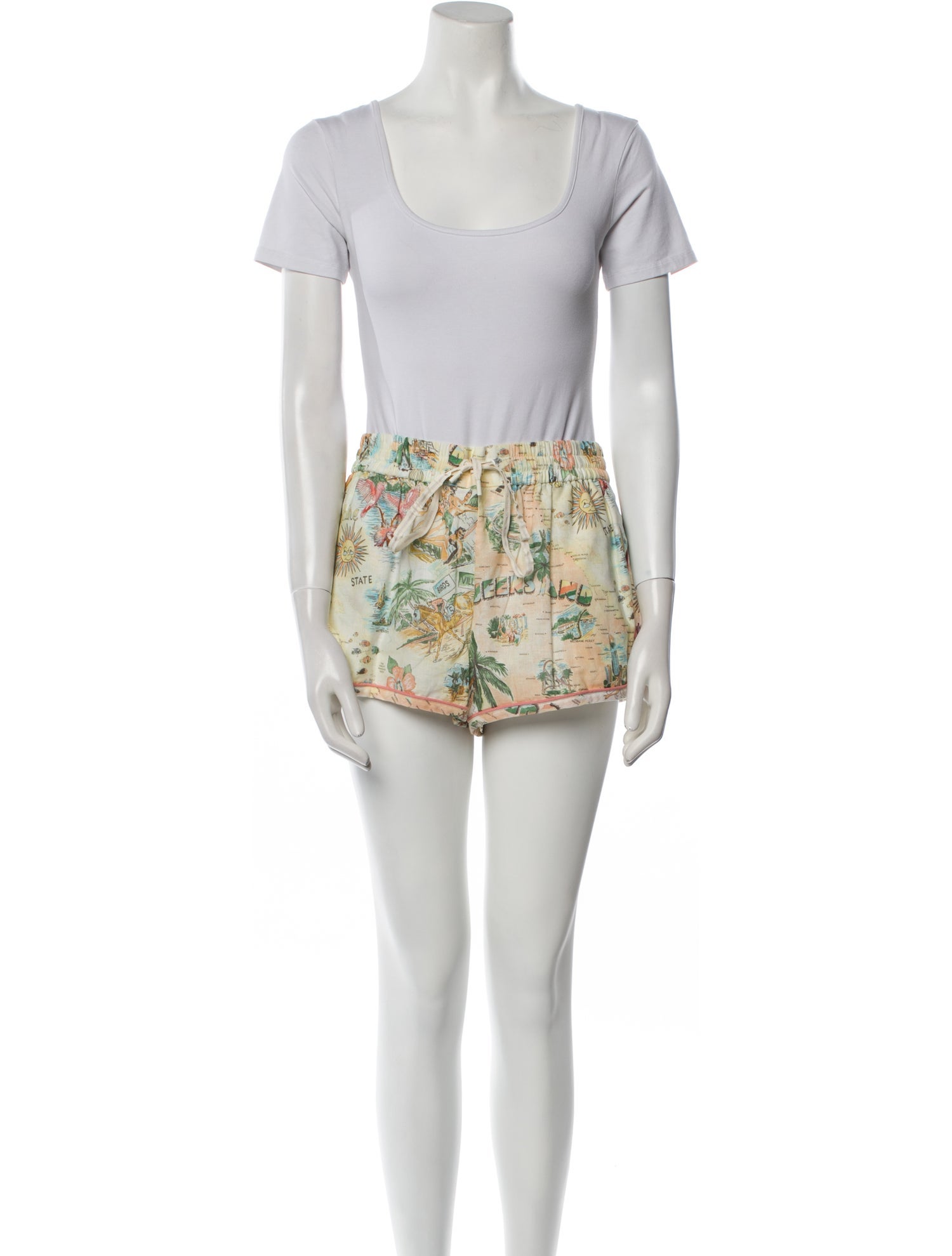 Zimmermann Linen Printed Short Set