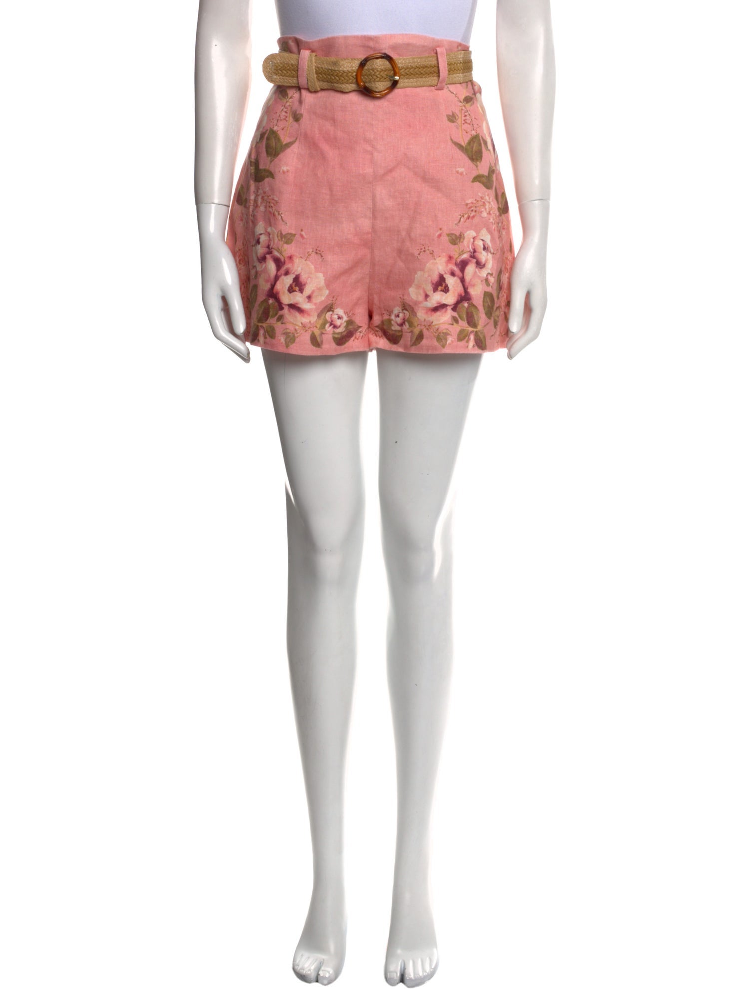 Zimmermann Linen Mini Shorts