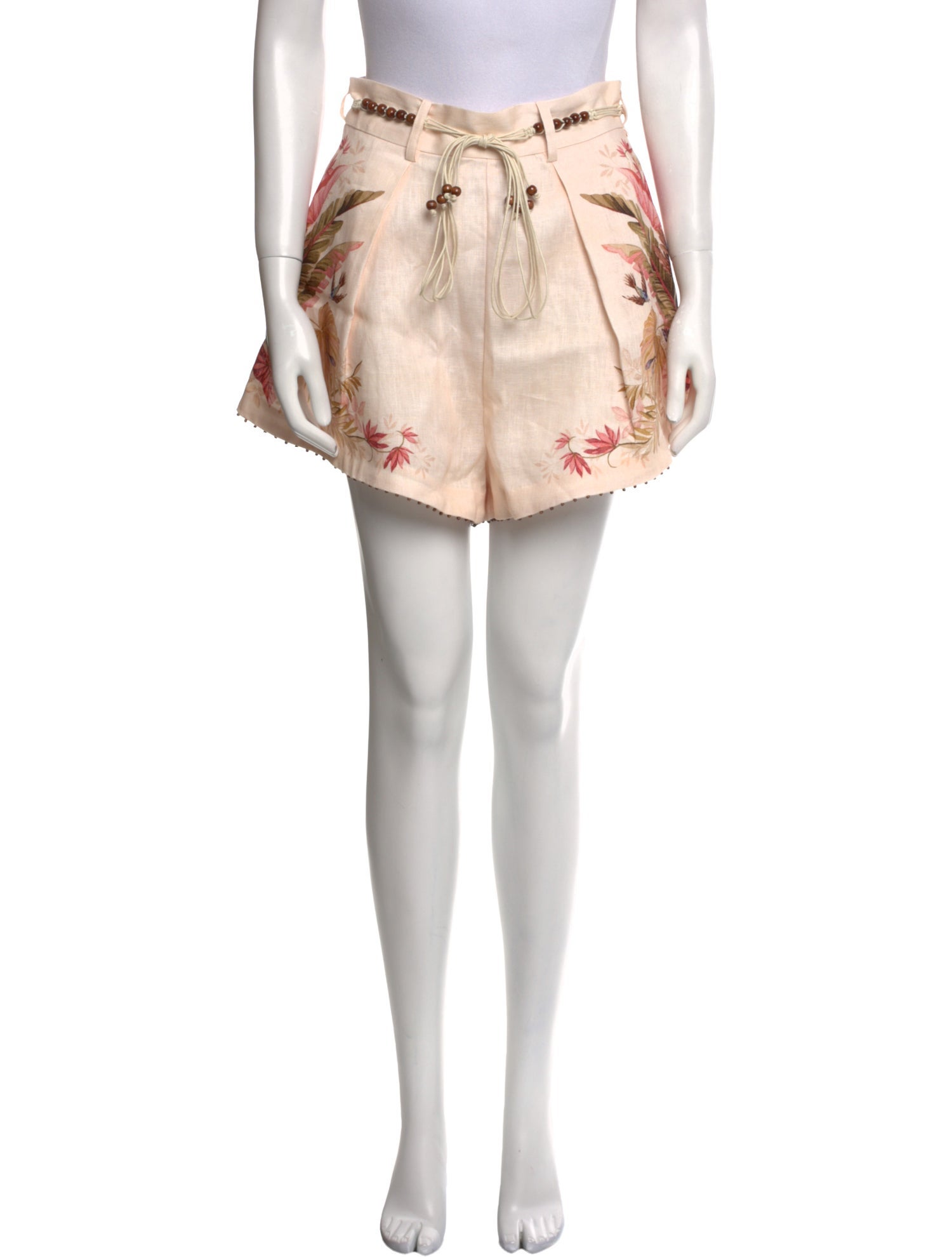 Zimmermann Linen Mini Shorts