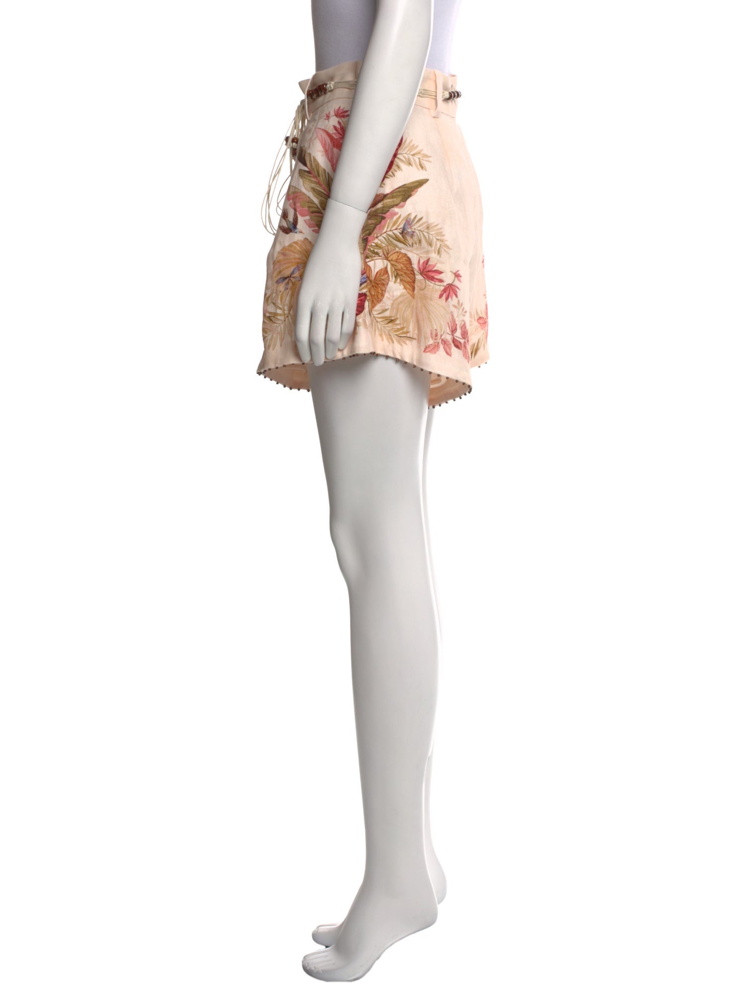 Zimmermann Linen Mini Shorts