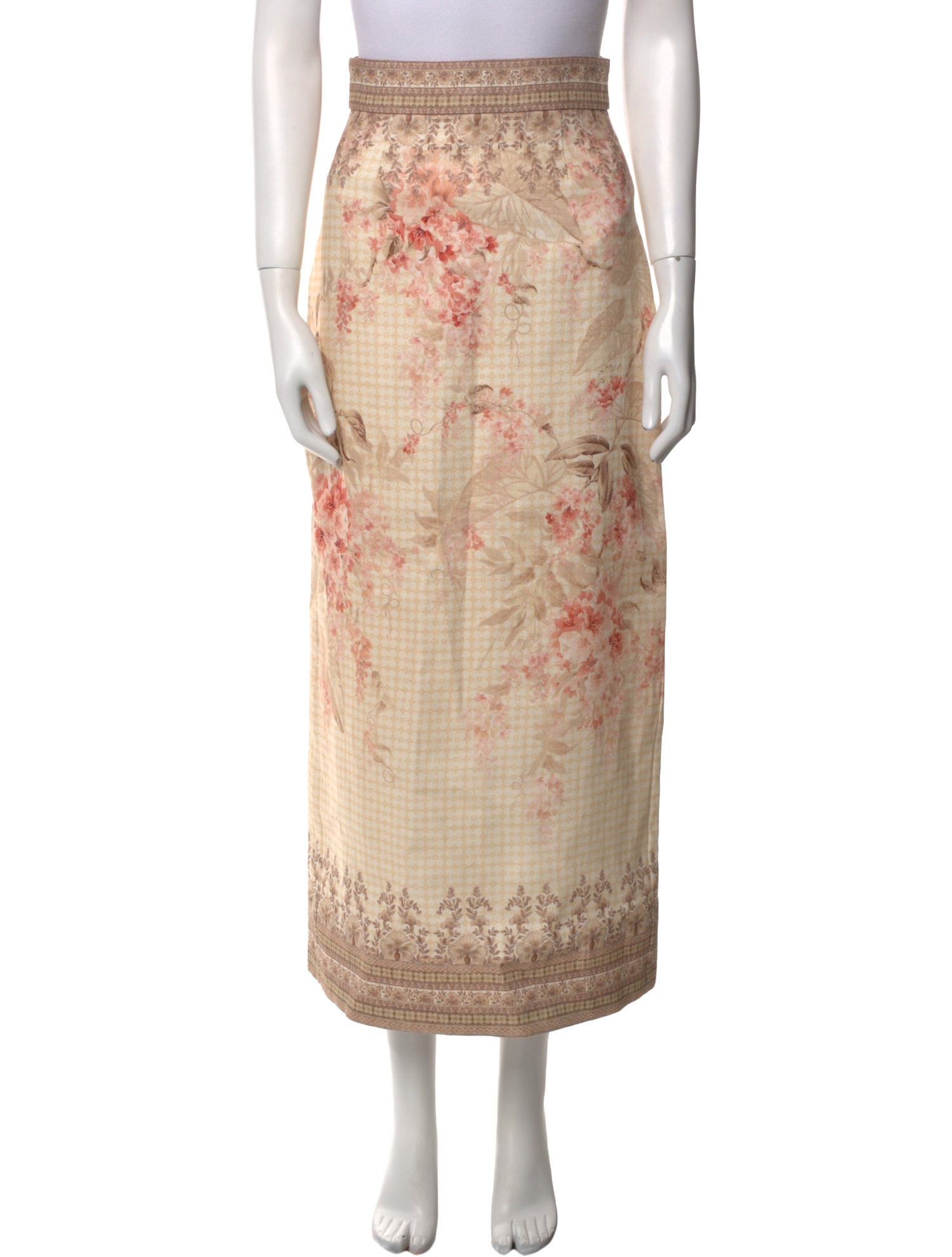 Zimmermann Linen Midi Length Skirt w/ Tags