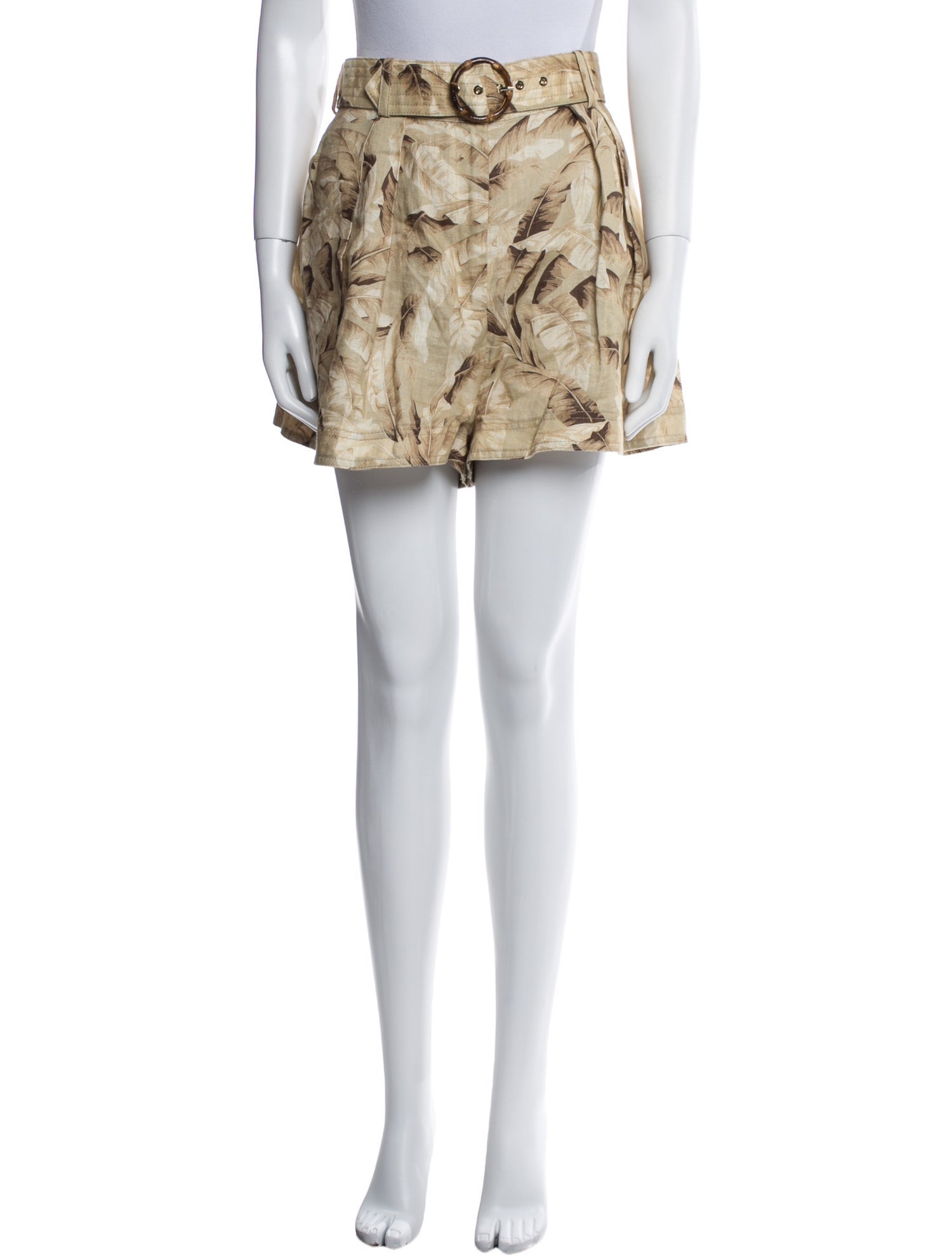 Zimmermann Linen Mini Shorts