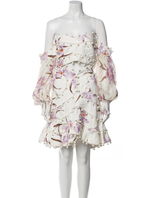 Zimmermann Linen Floral Print Skirt Set