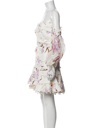 Zimmermann Linen Floral Print Skirt Set