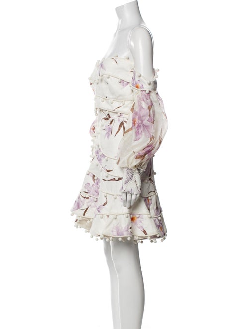 Zimmermann Linen Floral Print Skirt Set