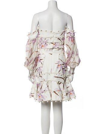 Zimmermann Linen Floral Print Skirt Set