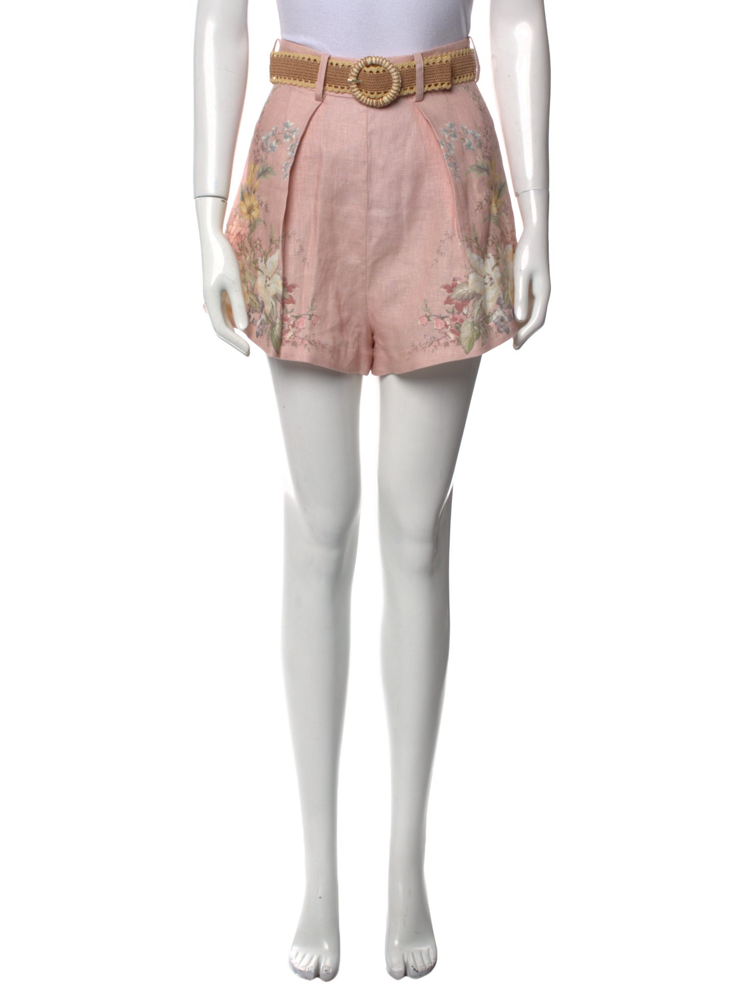 Zimmermann Linen Mini Shorts