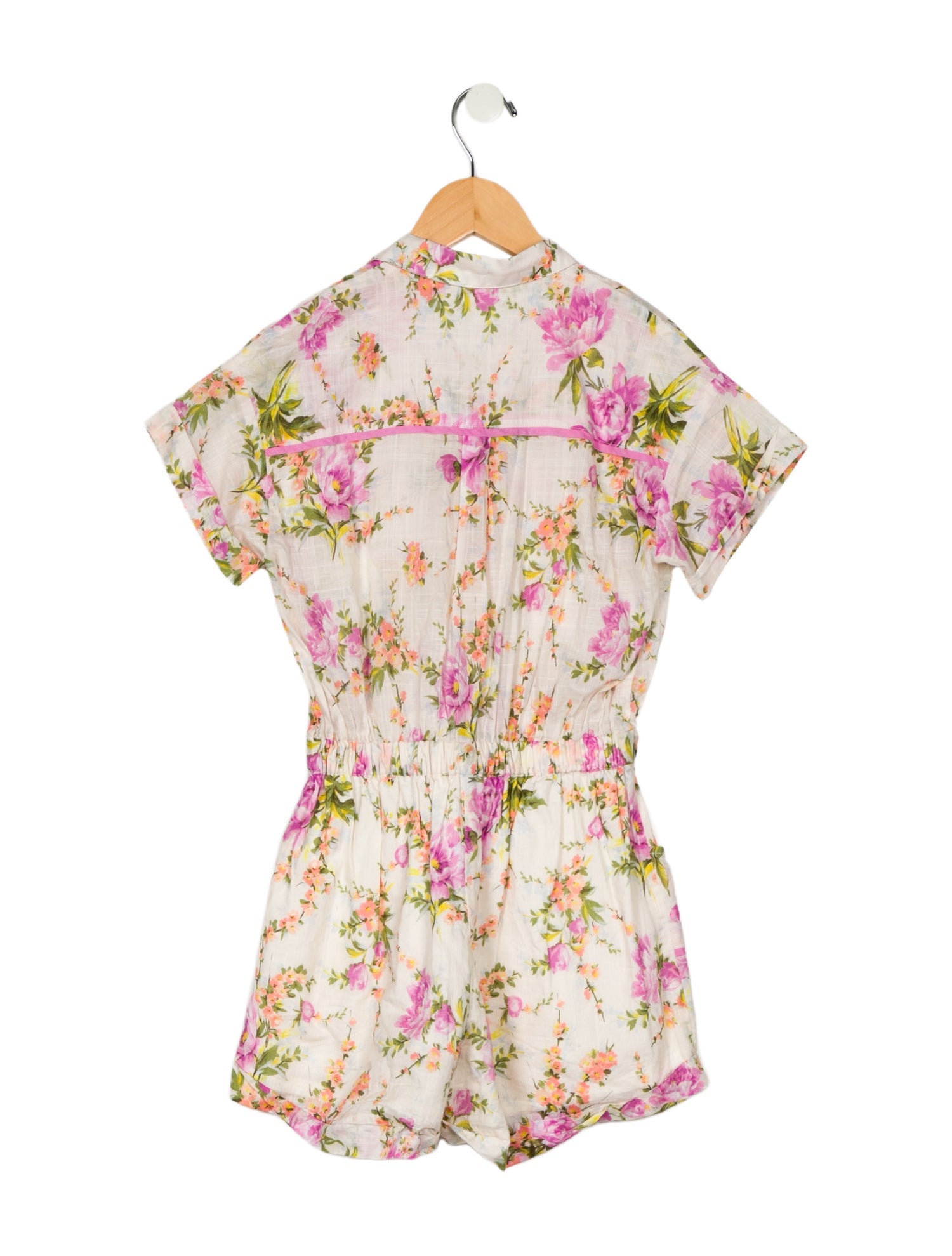 Zimmermann kids girls' neutral multicolored romper