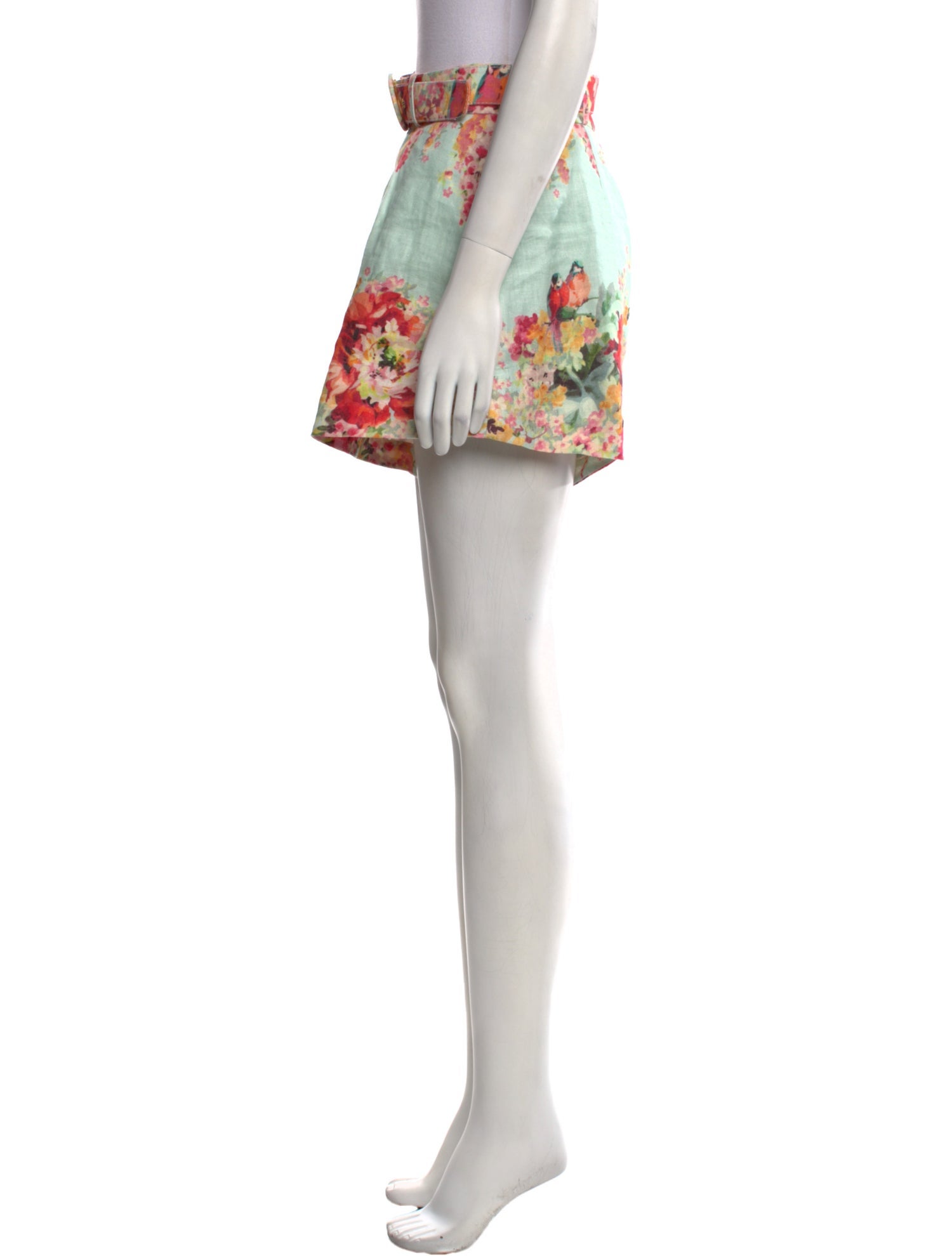 Zimmermann Linen Mini Shorts