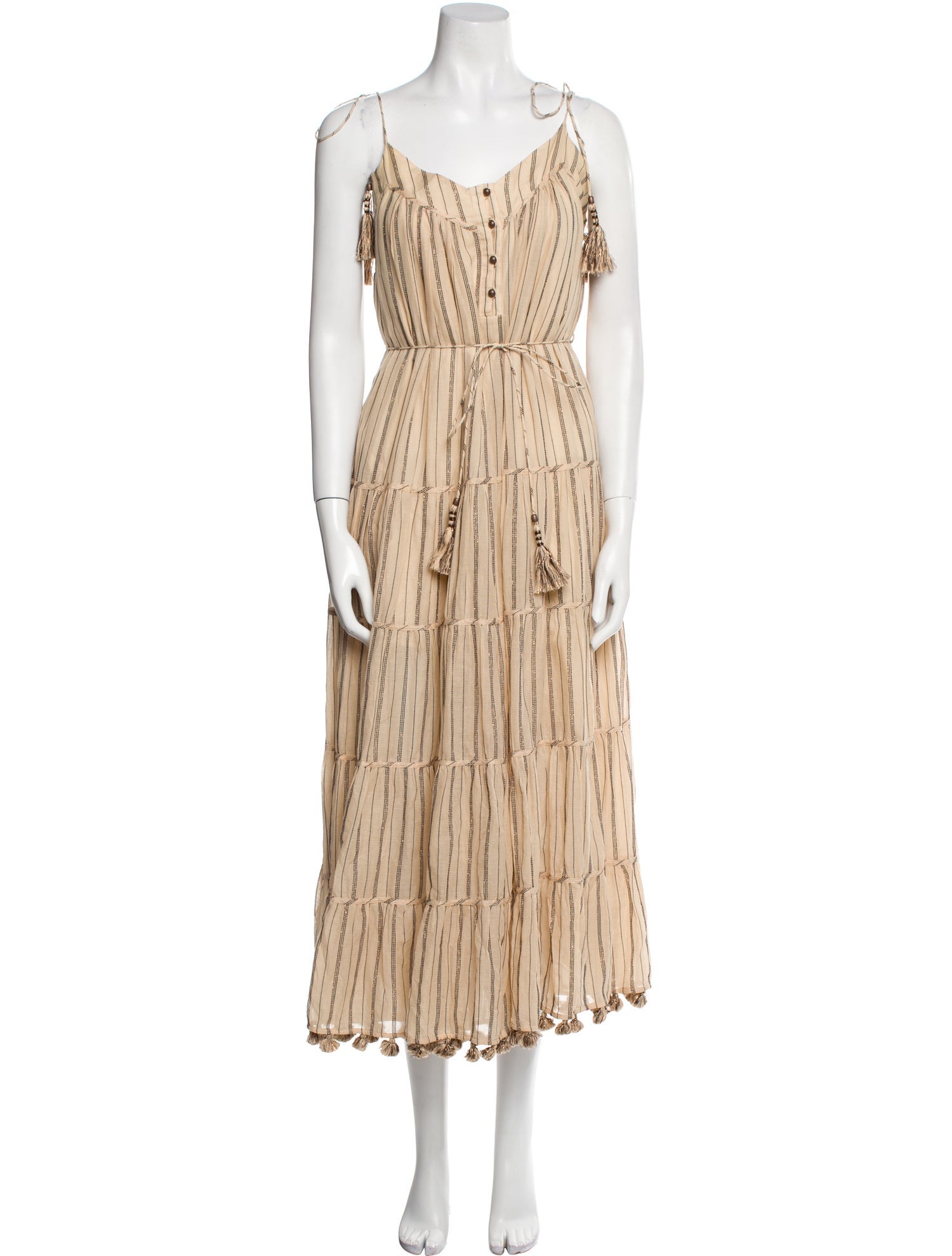 Zimmermann Striped Long Dress