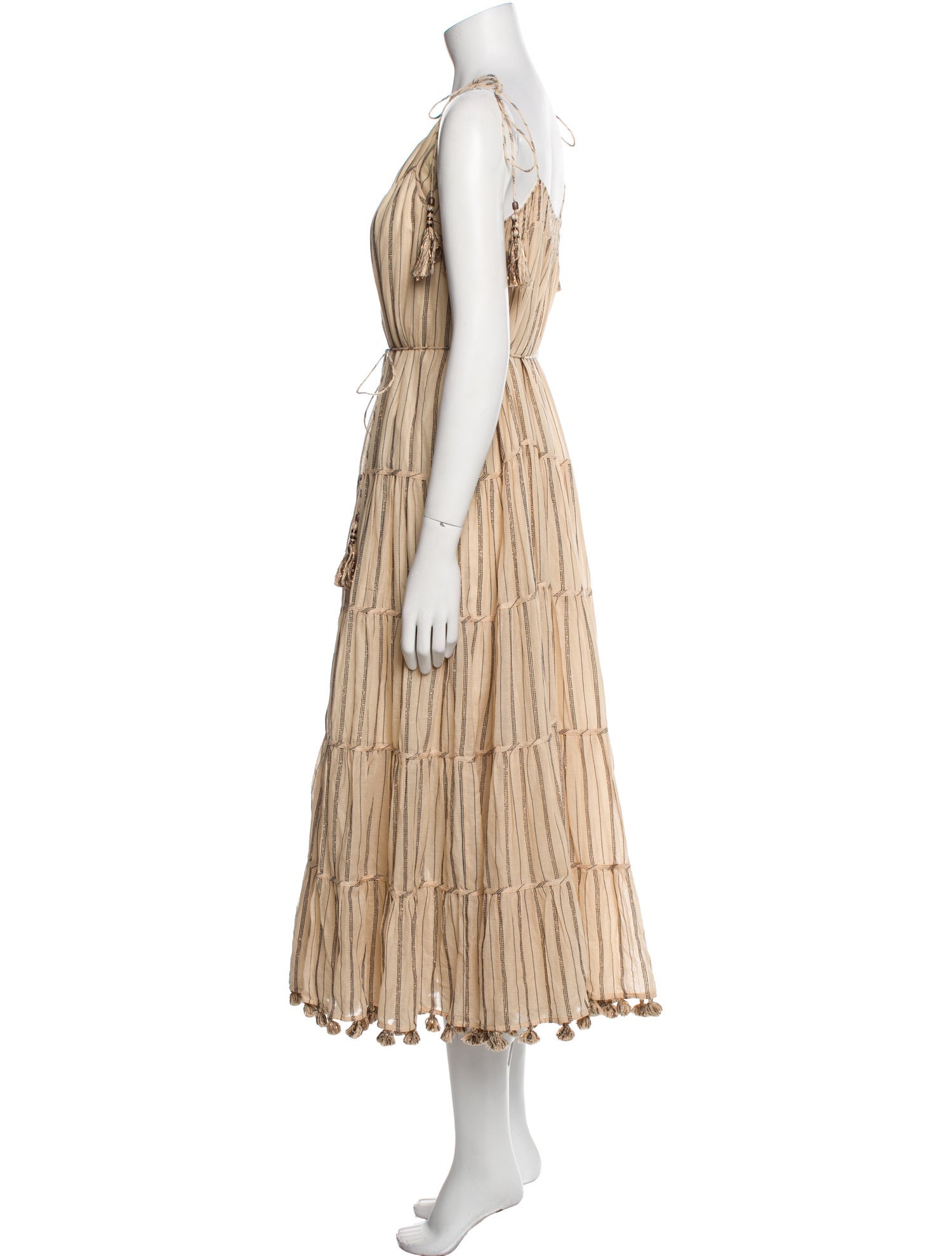 Zimmermann Striped Long Dress