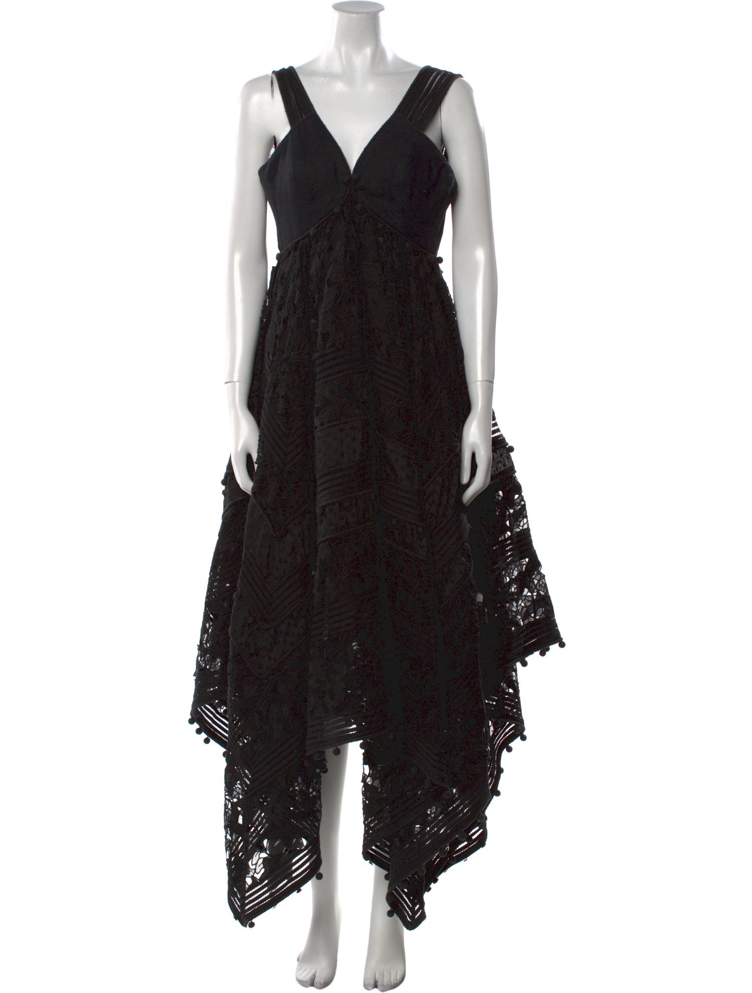 Zimmermann Lace Pattern Long Dress