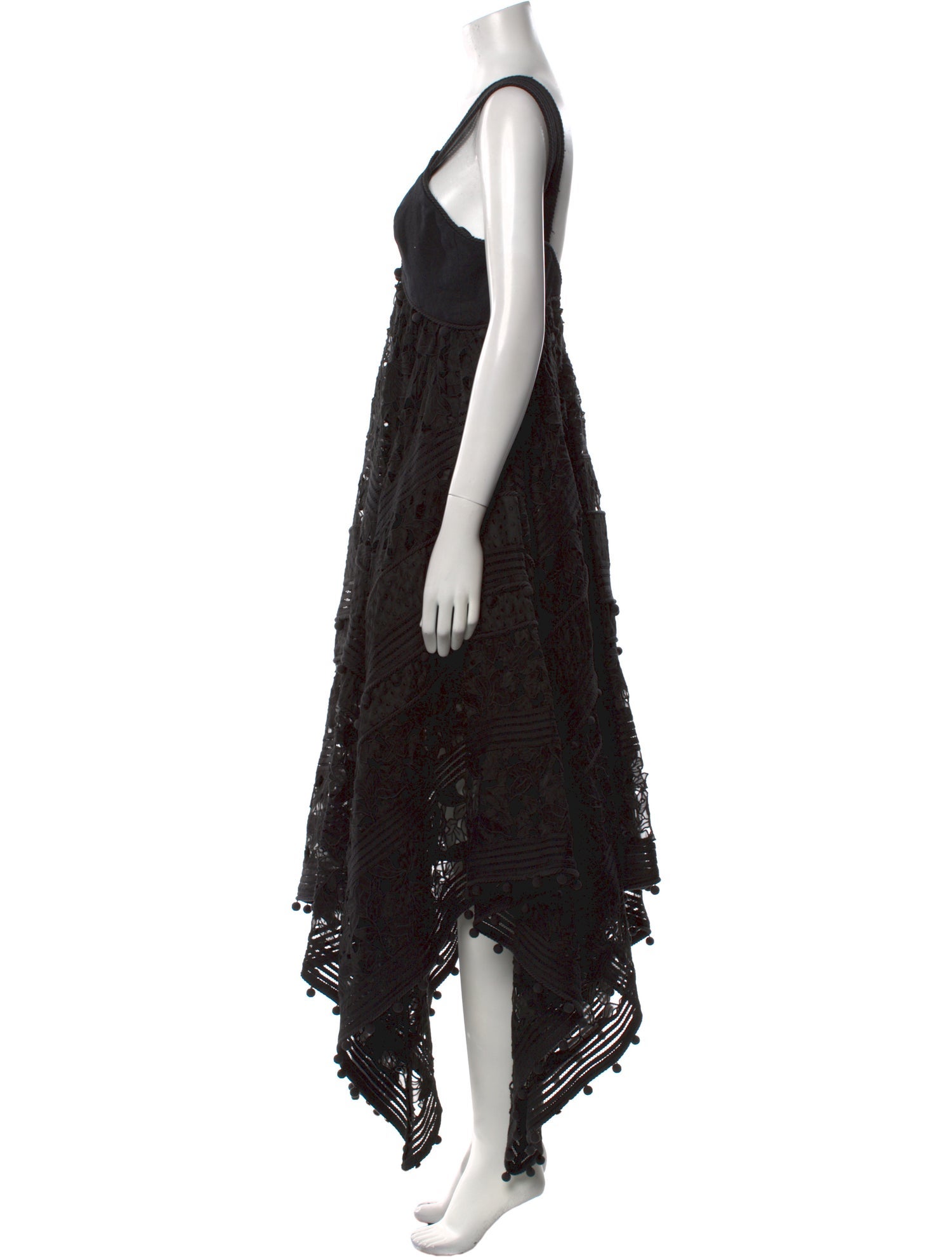 Zimmermann Lace Pattern Long Dress