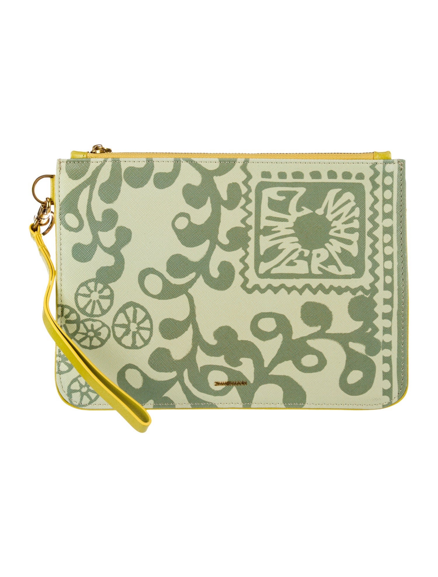 Zimmermann Saffiano Leather Clutch