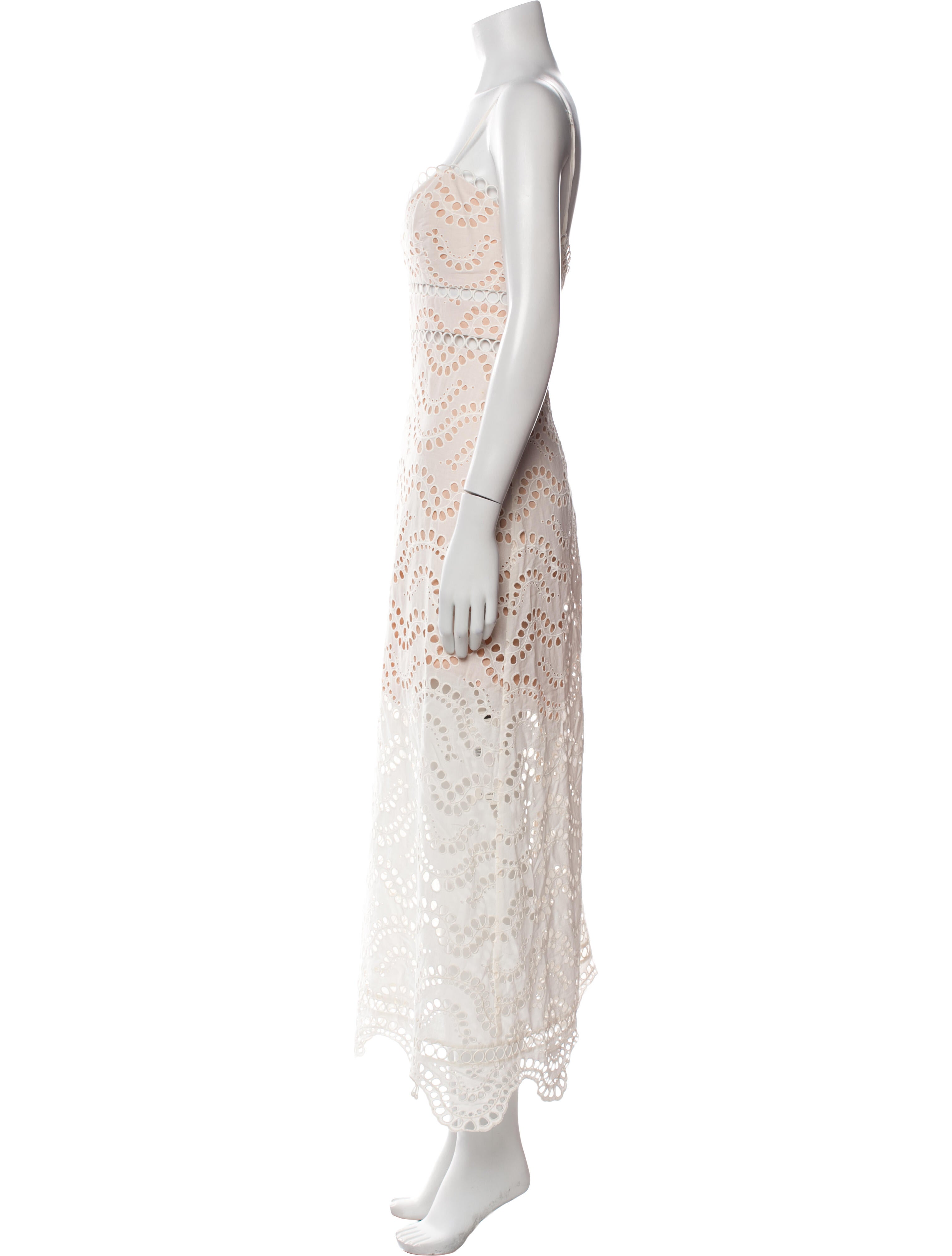 Zimmermann Lace Pattern Long Dress