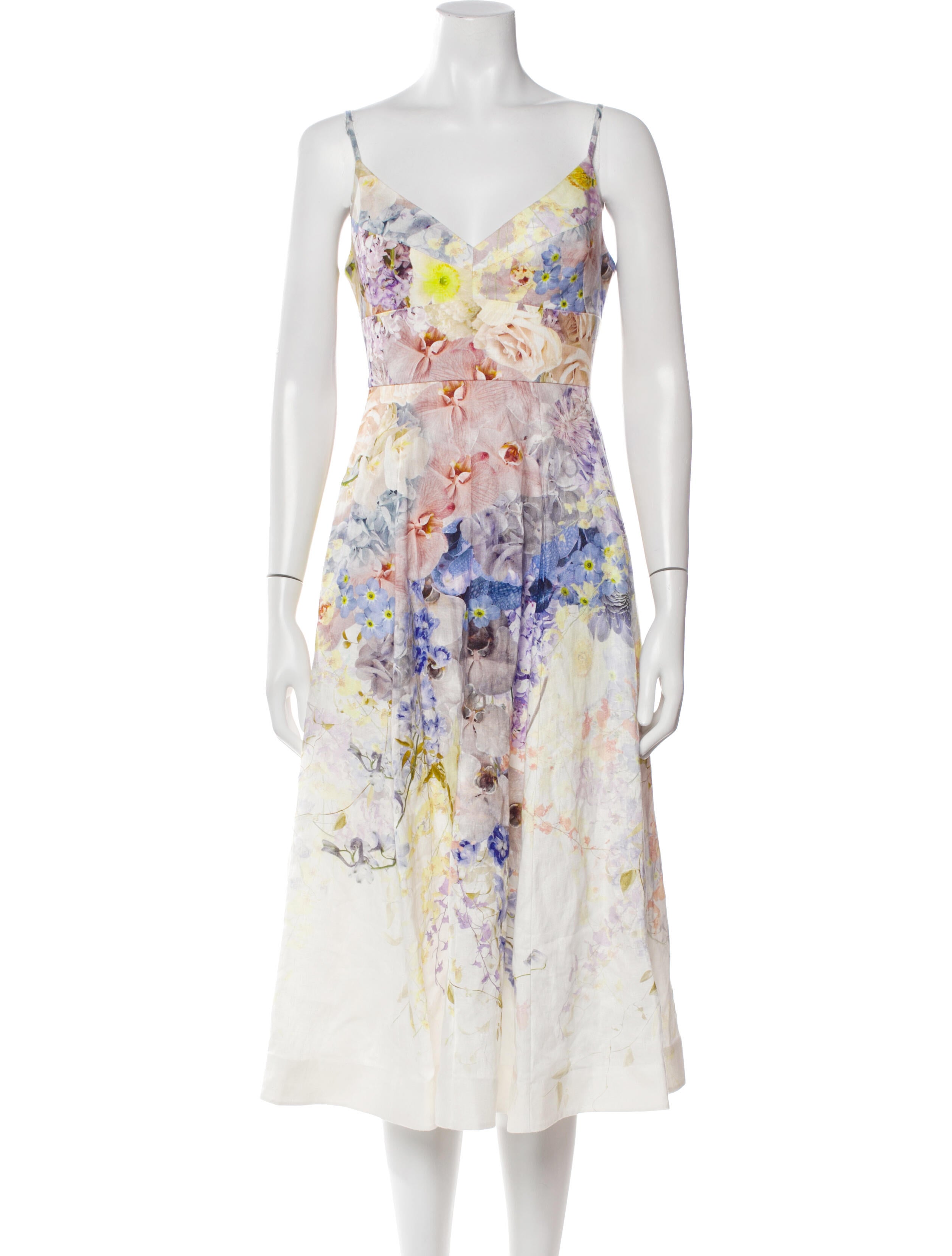 Zimmermann Linen Midi Length Dress