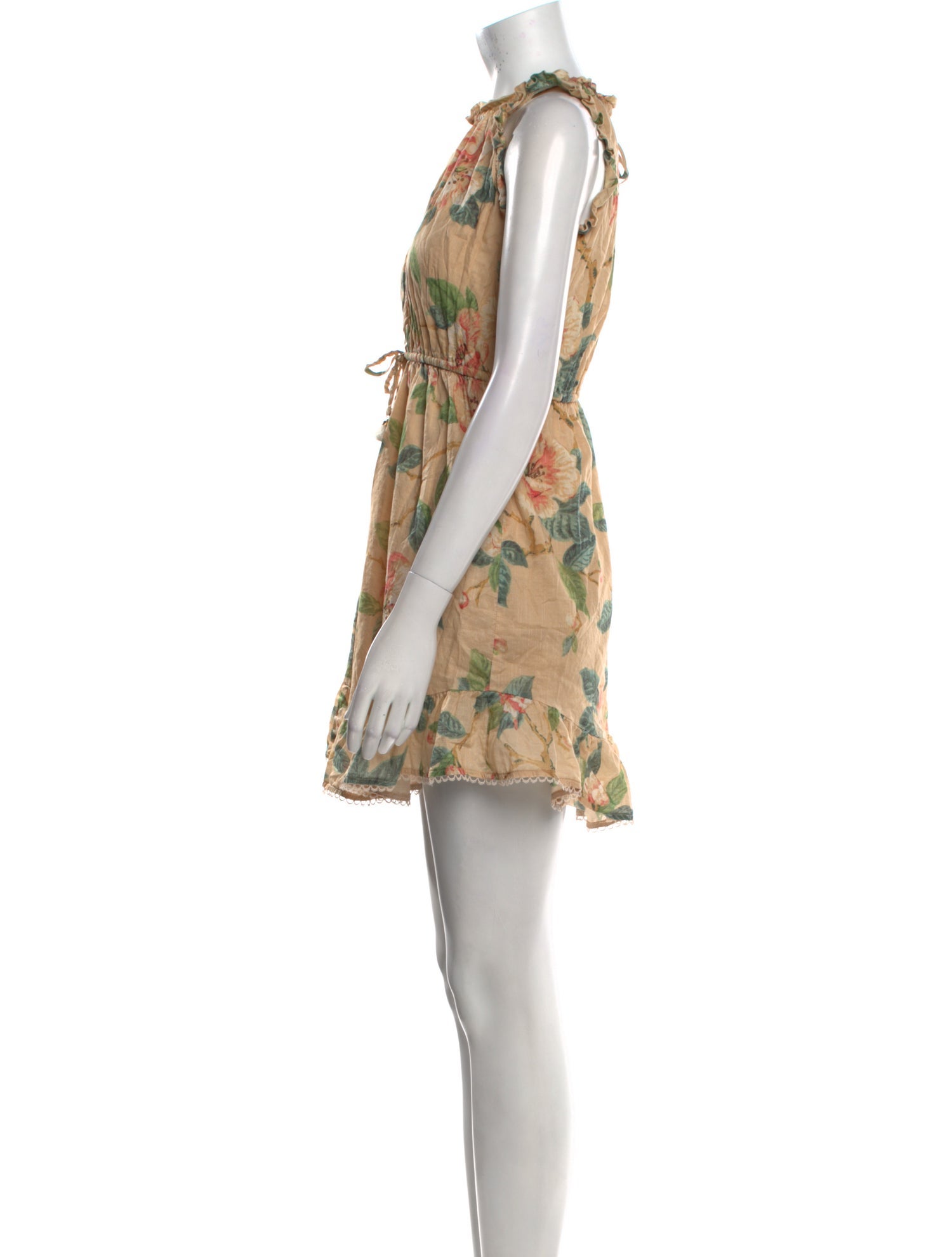 Zimmermann Floral Print Mini Dress