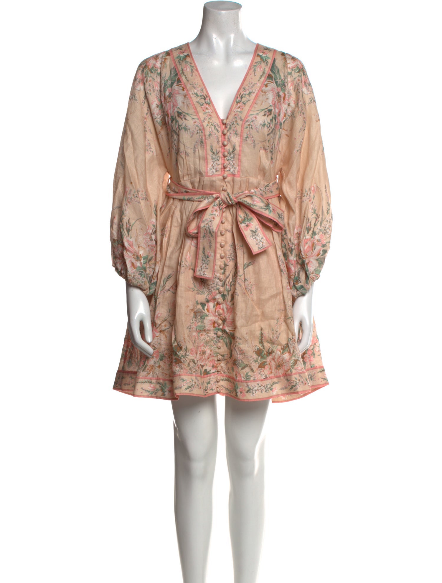 Zimmermann Linen Mini Dress