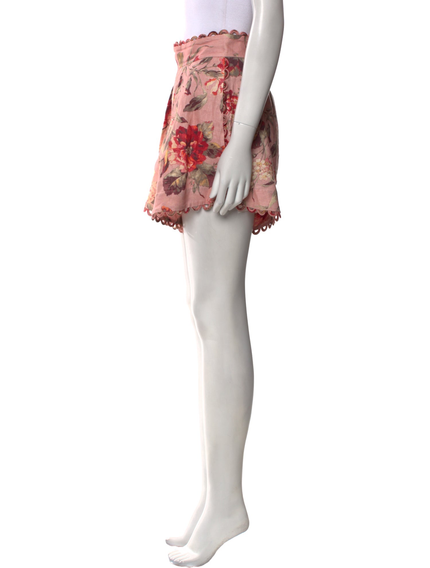 Zimmermann Linen Mini Shorts