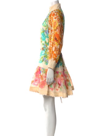 Zimmermann Floral Print Mini Dress