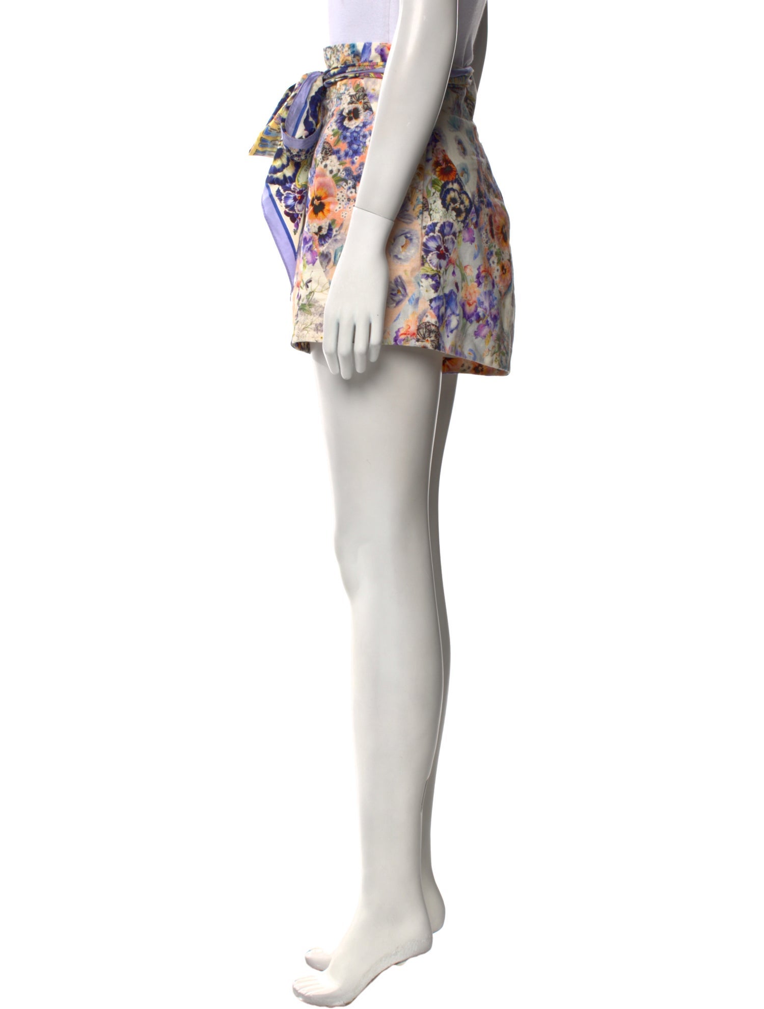 Zimmermann Linen Mini Shorts