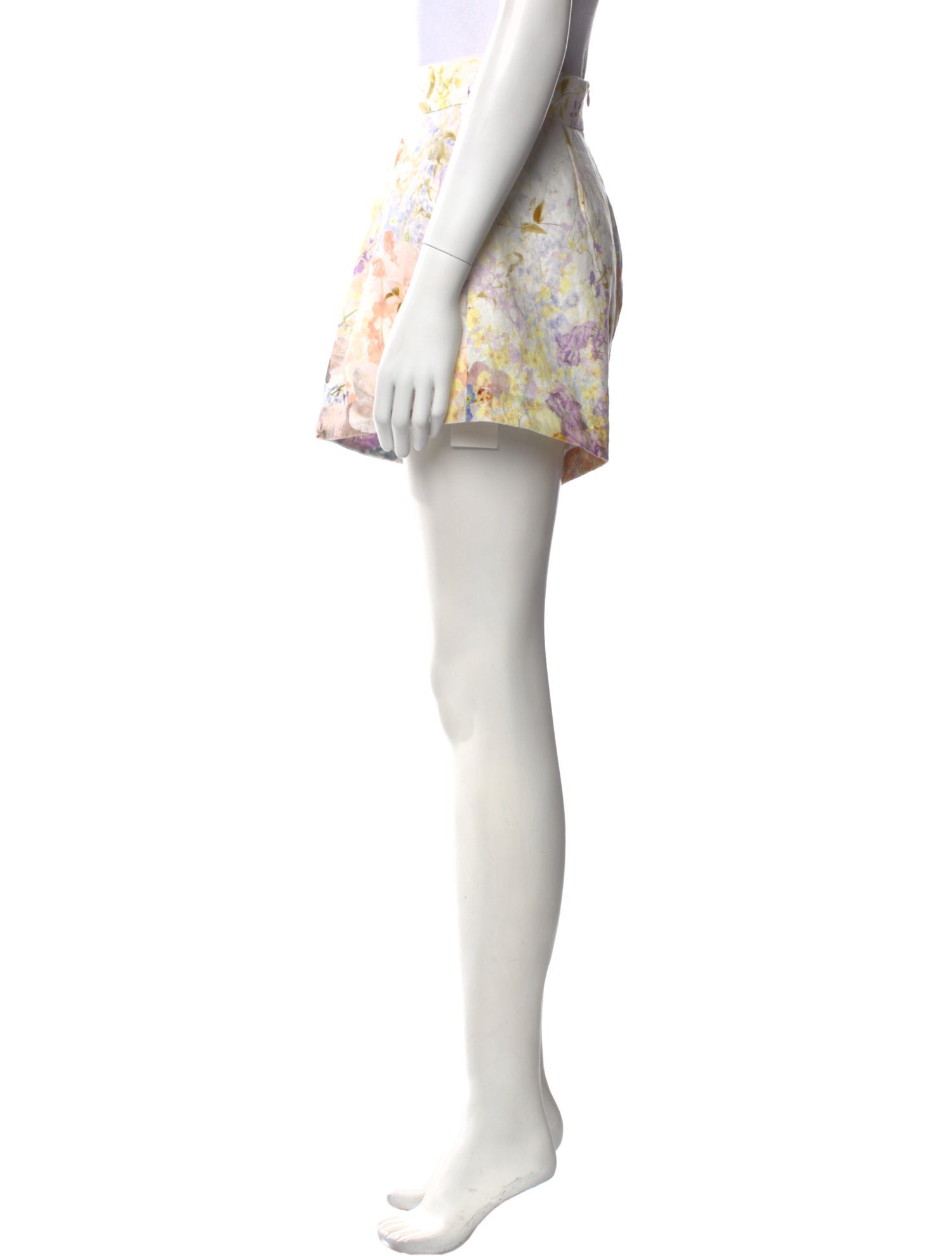 Zimmermann Linen Mini Shorts