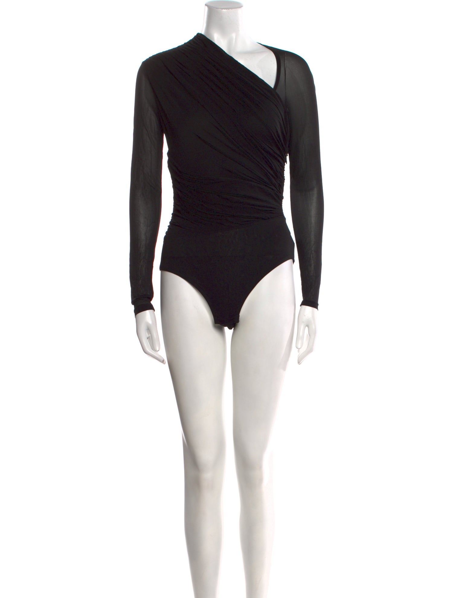 Zimmermann Nylon One-Shoulder Bodysuit