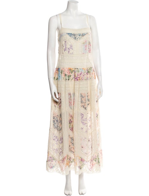 Zimmermann Floral Print Long Dress
