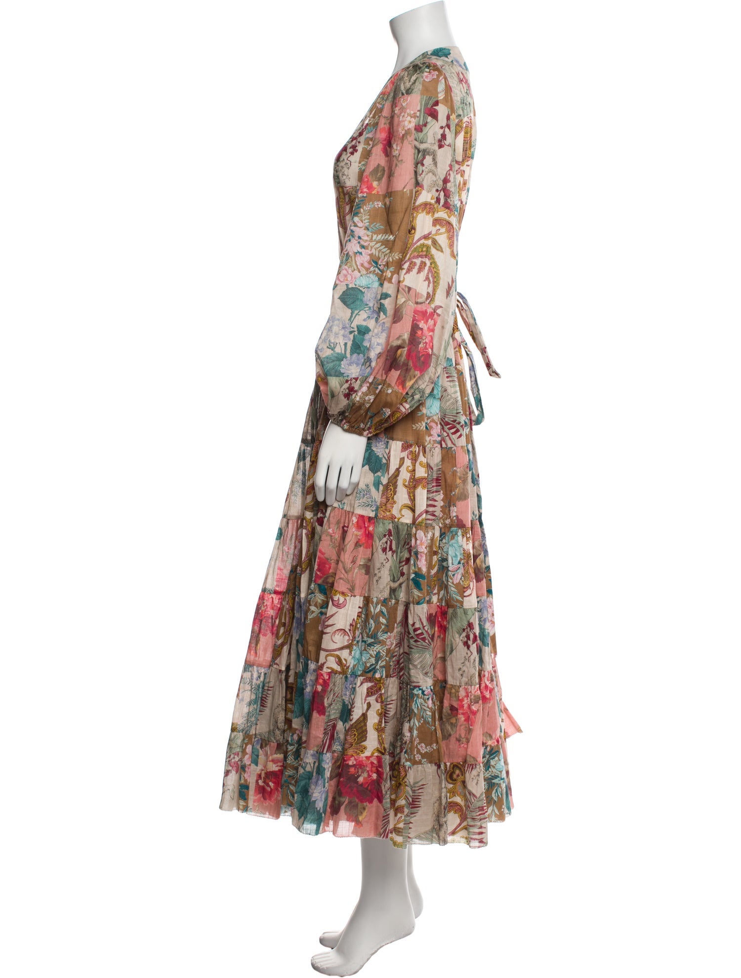 Zimmermann Floral Print Long Dress