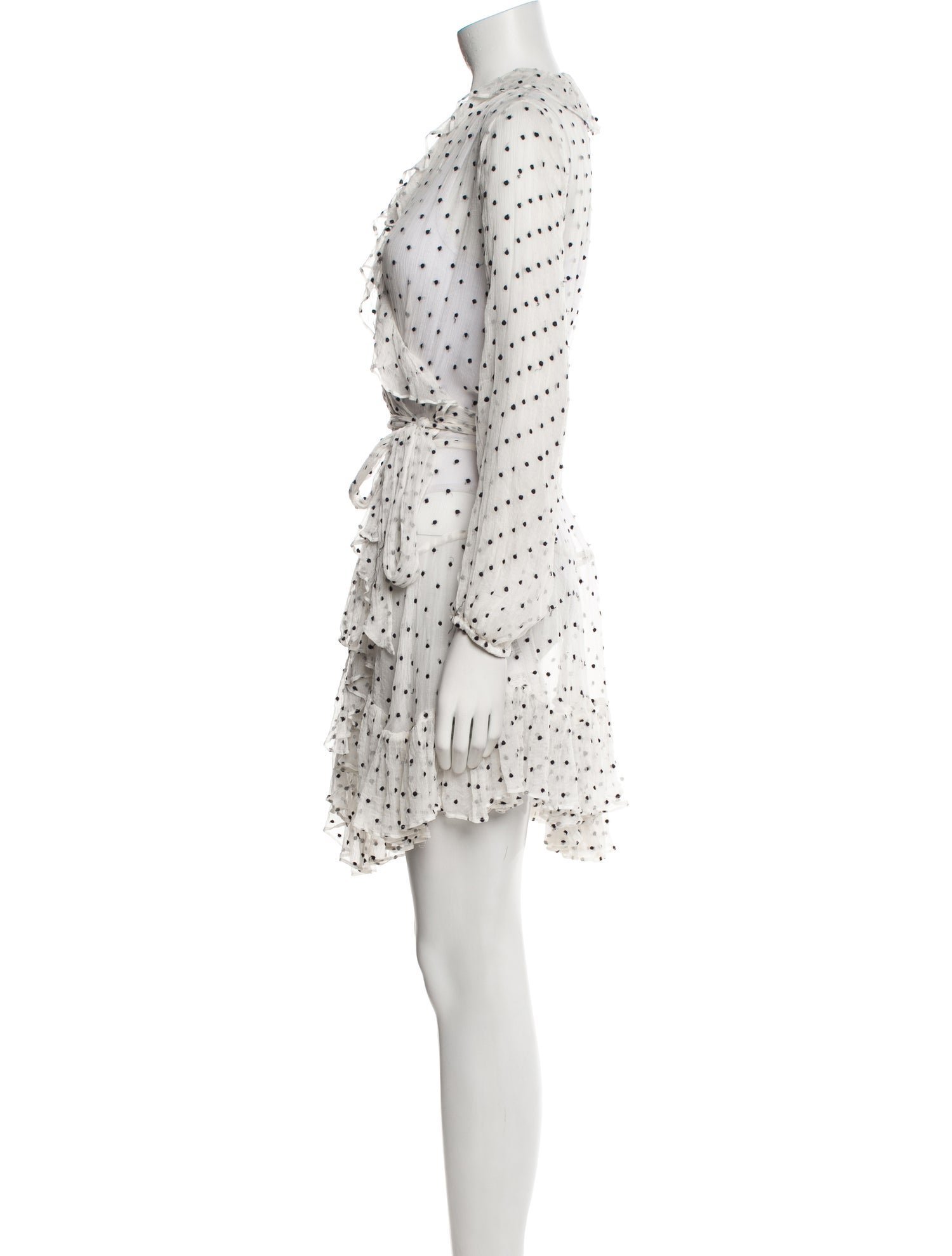 Zimmermann Polka Dot Print Embroidered Accent Cover-Up