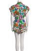 Zimmermann Linen Floral Print Romper
