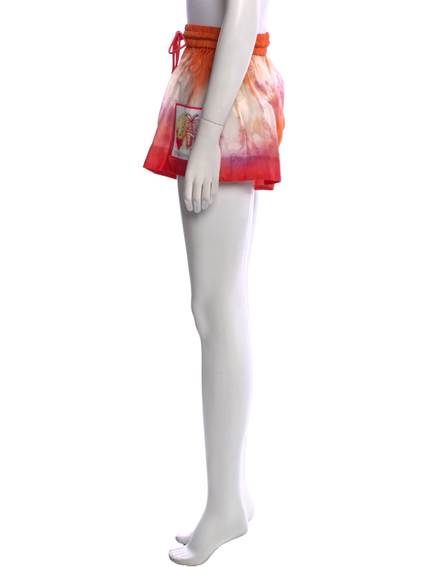 Zimmermann Silk Mini Shorts