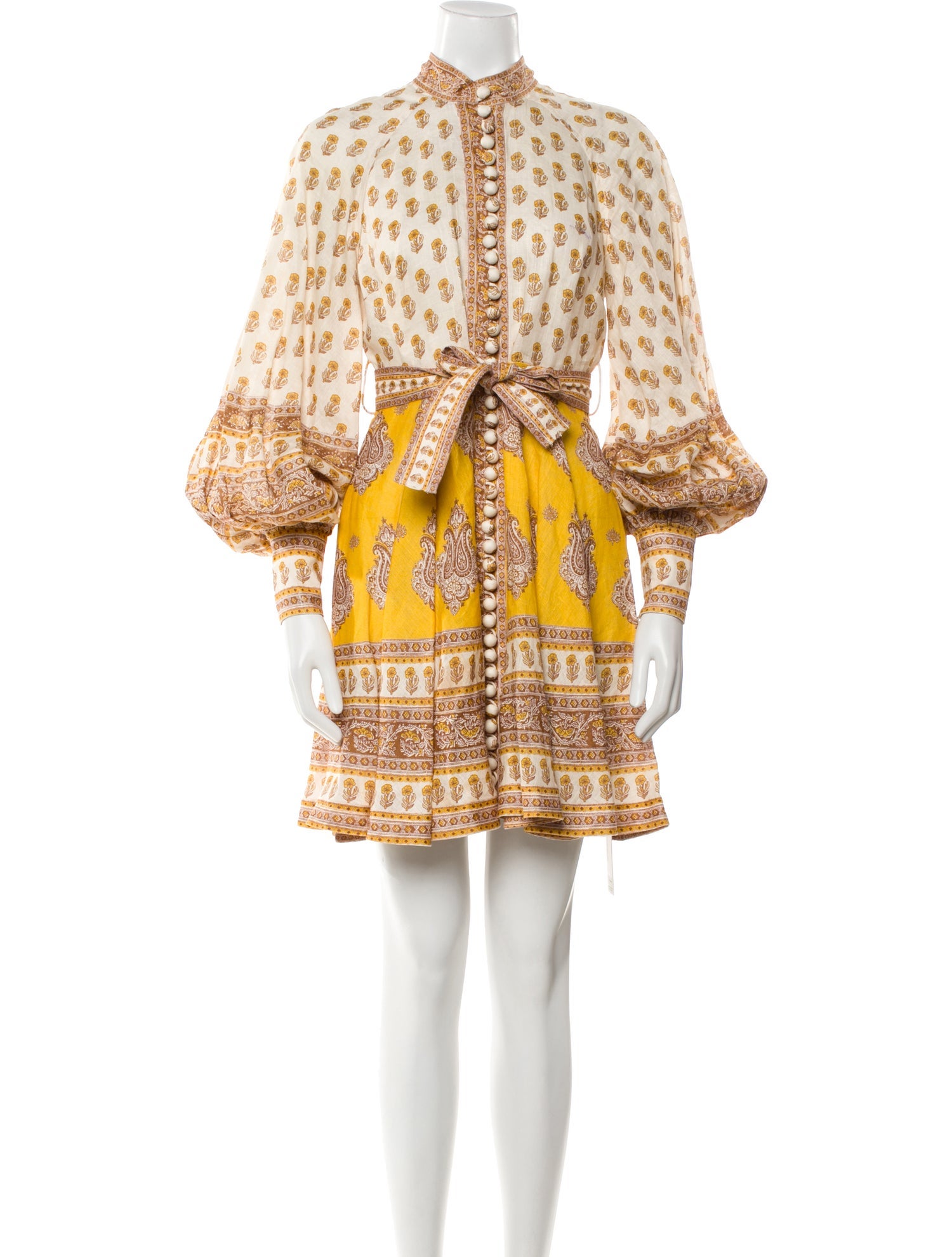 Zimmermann Linen Mini Dress