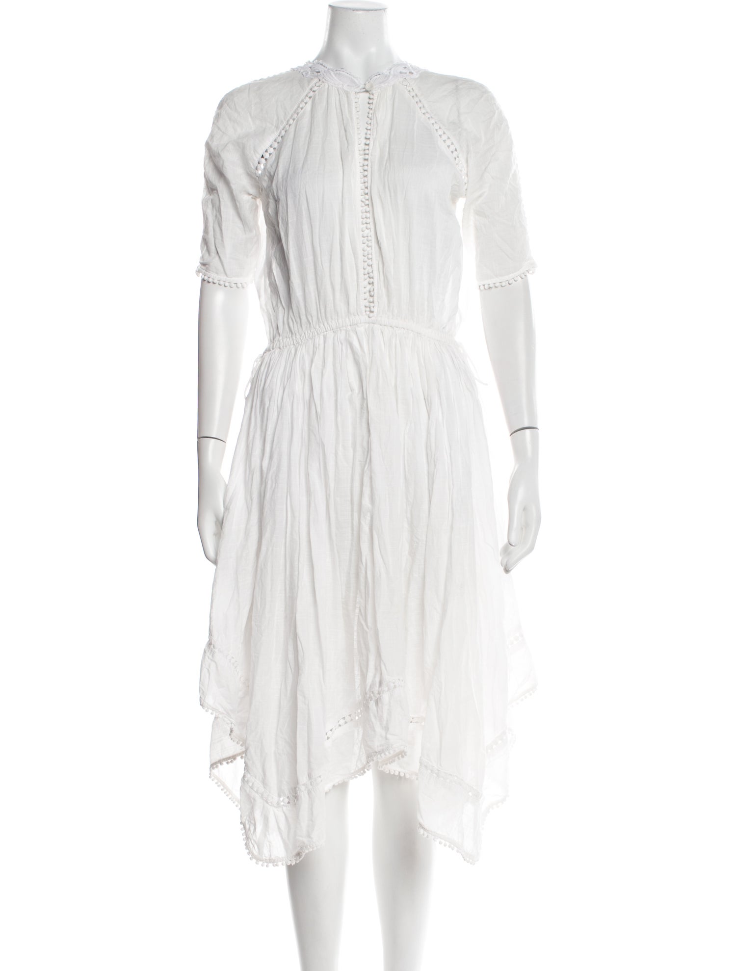 Zimmermann V-Neck Midi Length Dress