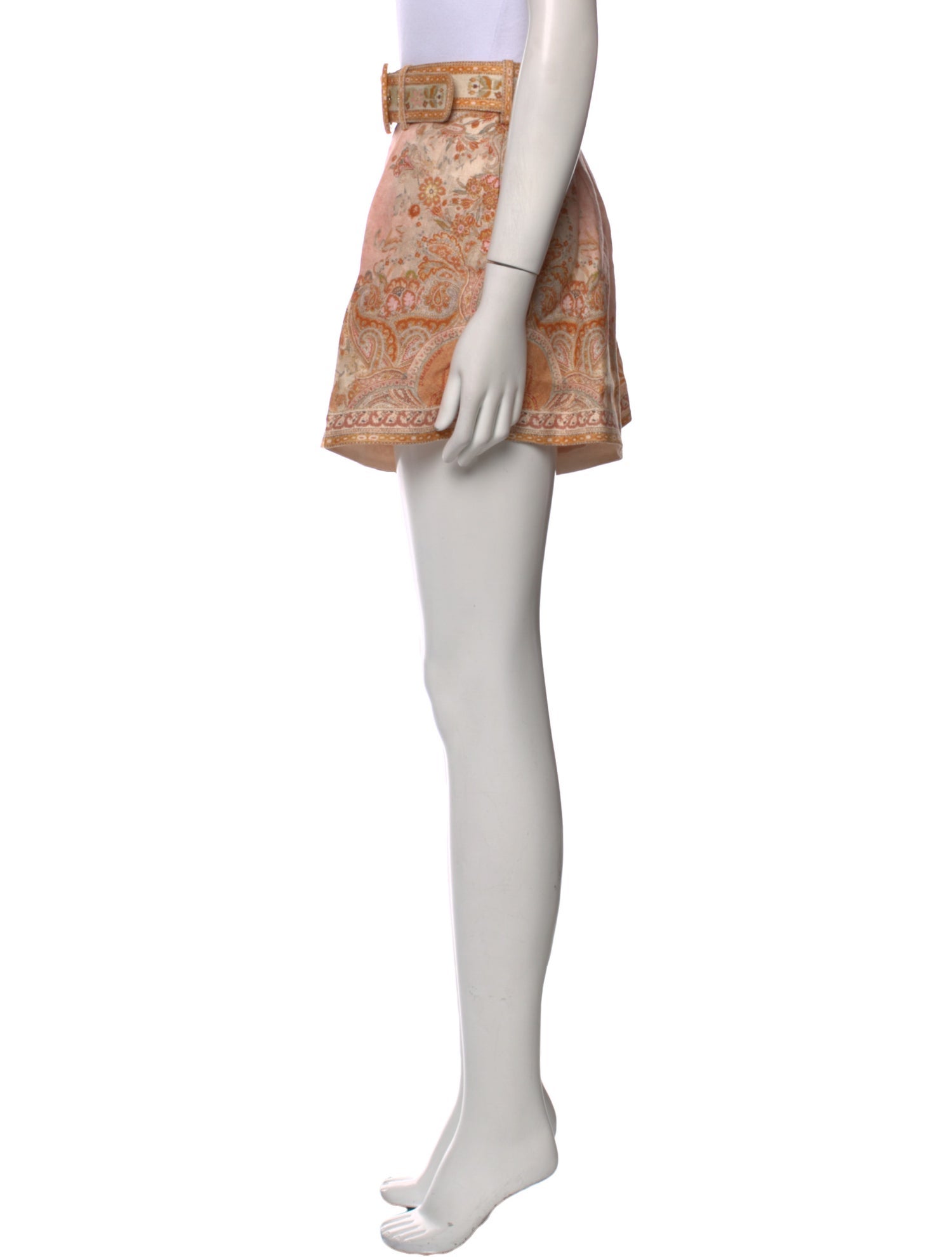 Zimmermann Linen Mini Shorts