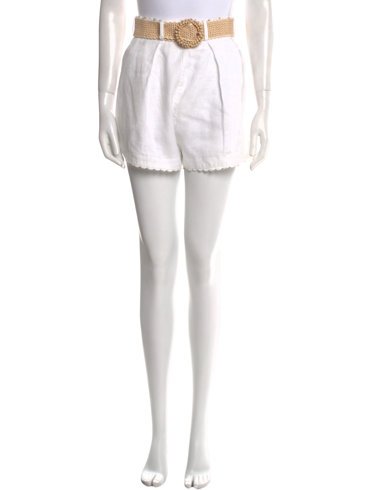 Zimmermann Linen Mini Shorts