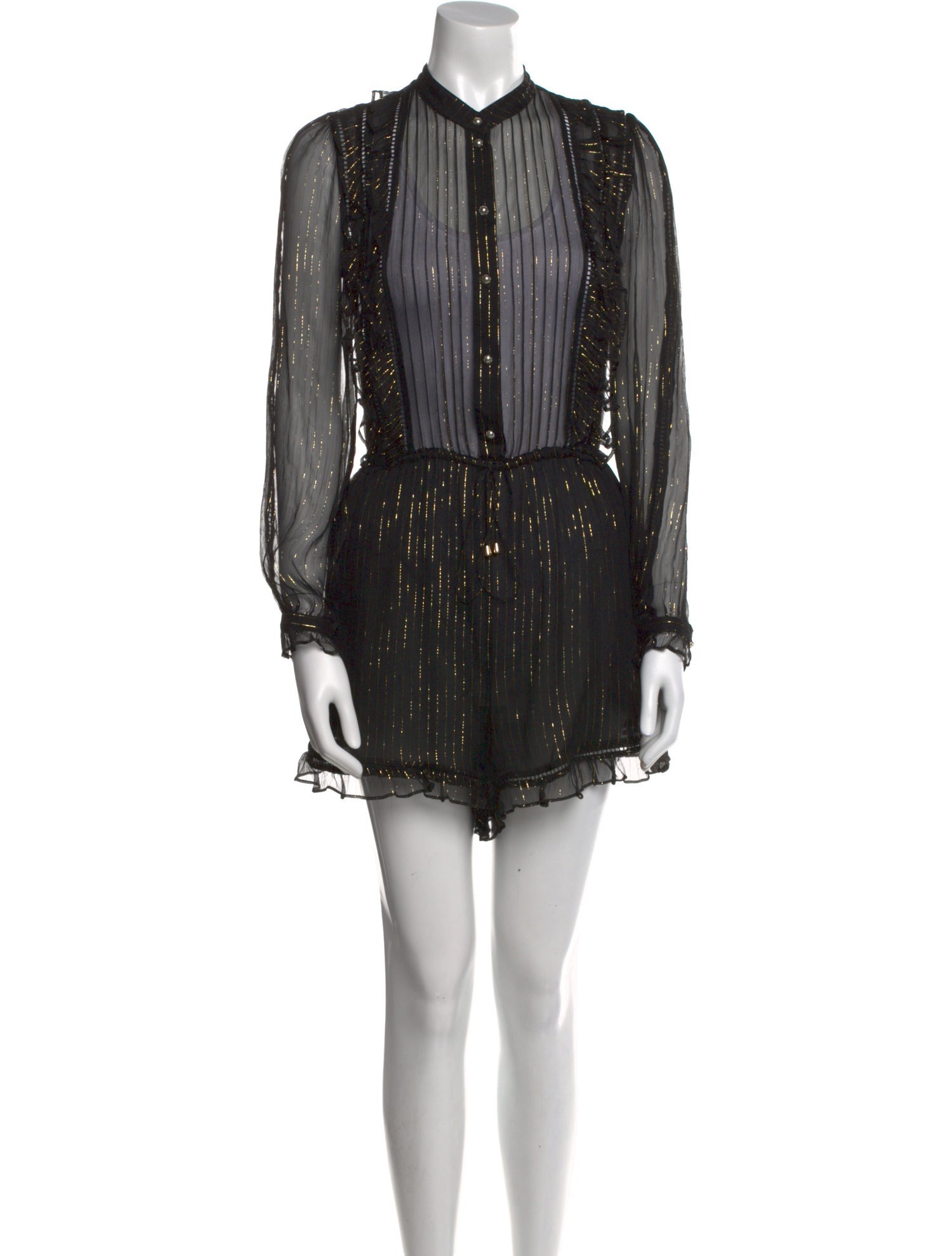 Zimmermann Silk Lace Pattern Romper