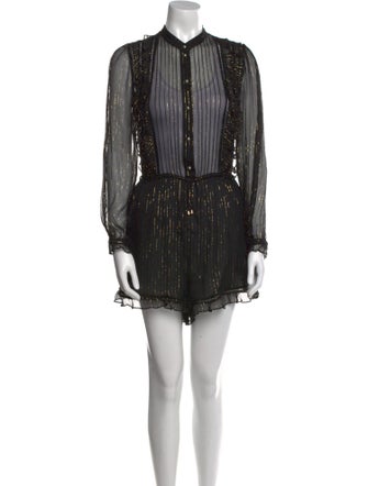 Zimmermann Silk Lace Pattern Romper