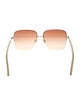Zimmermann Oversize Gradient Sunglasses