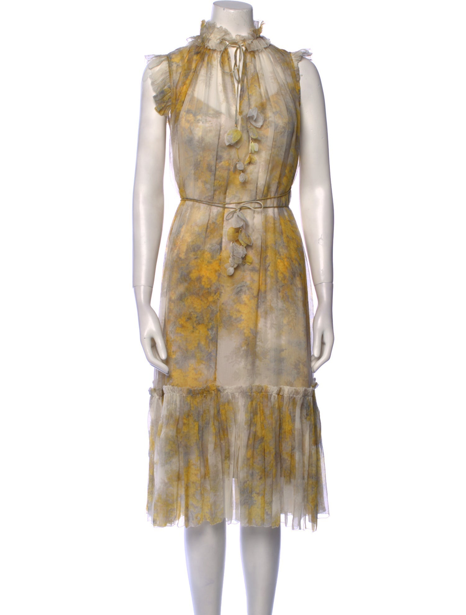 Zimmermann Botanica Wattle Midi Length Dress w/ Tags