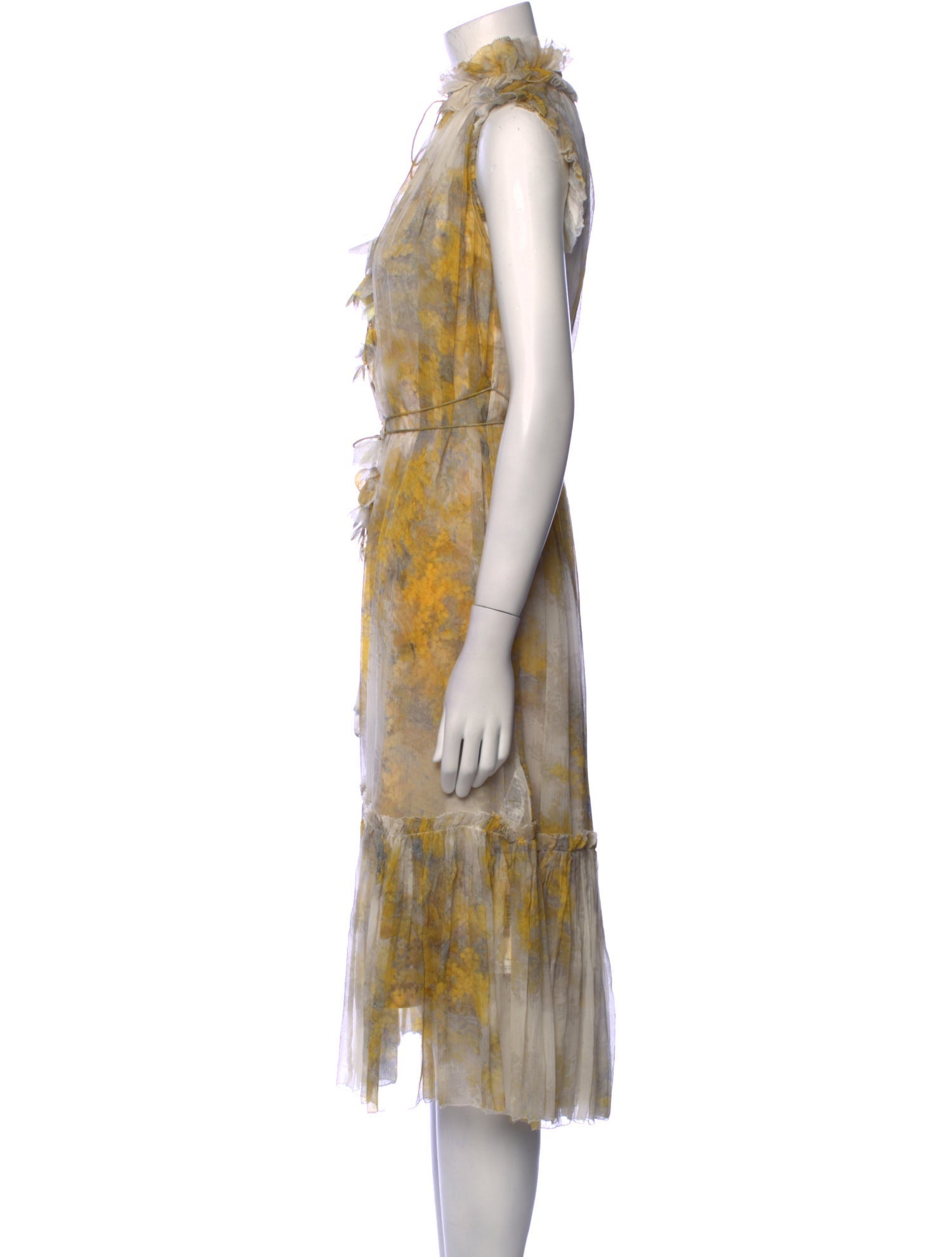 Zimmermann Botanica Wattle Midi Length Dress w/ Tags