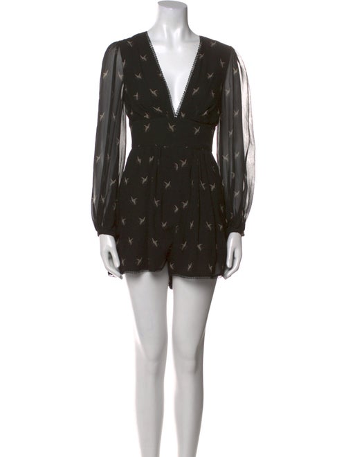 Zimmermann Silk Printed Romper